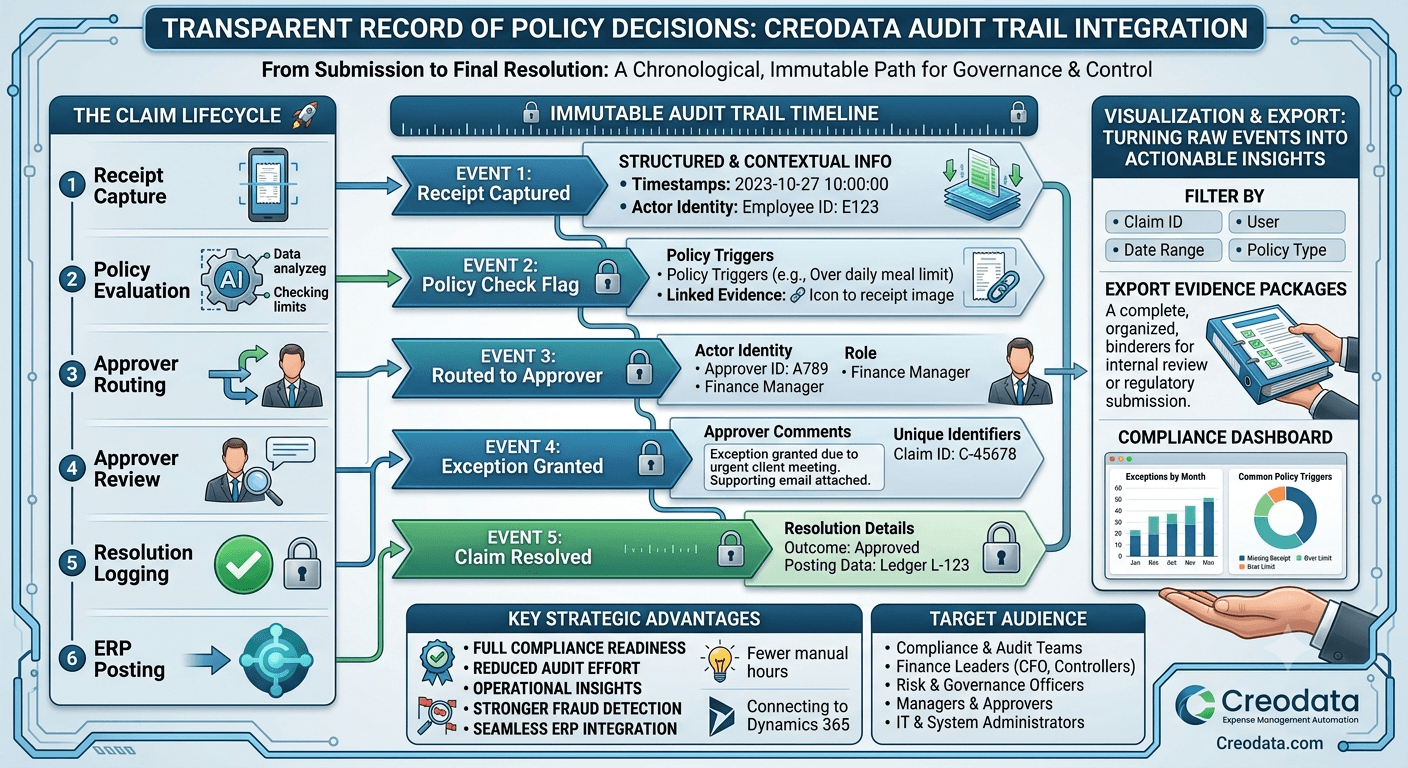 Transparent Record of Policy Decisions